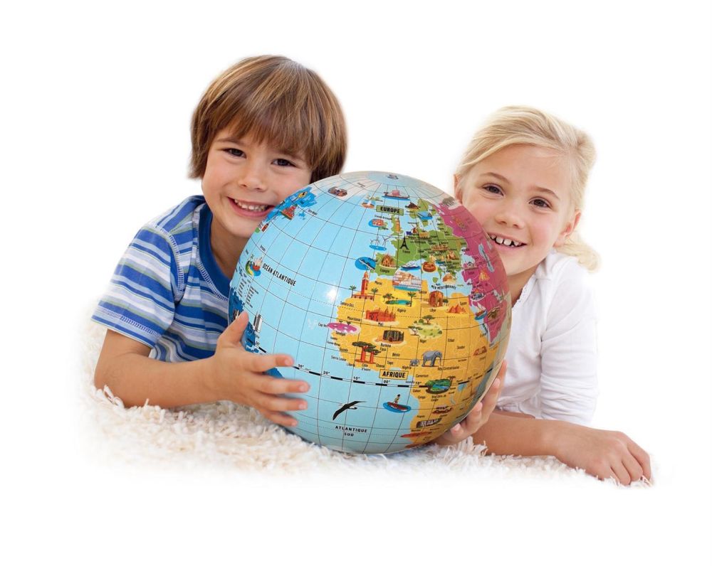 Wunder der Erde 42 cm - aufblasbarer Globus - Lernspielzeug