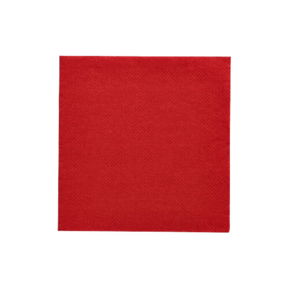 150 Servietten "DAILY Collection" 1/4-Falz 24 cm x 24 cm bordeaux