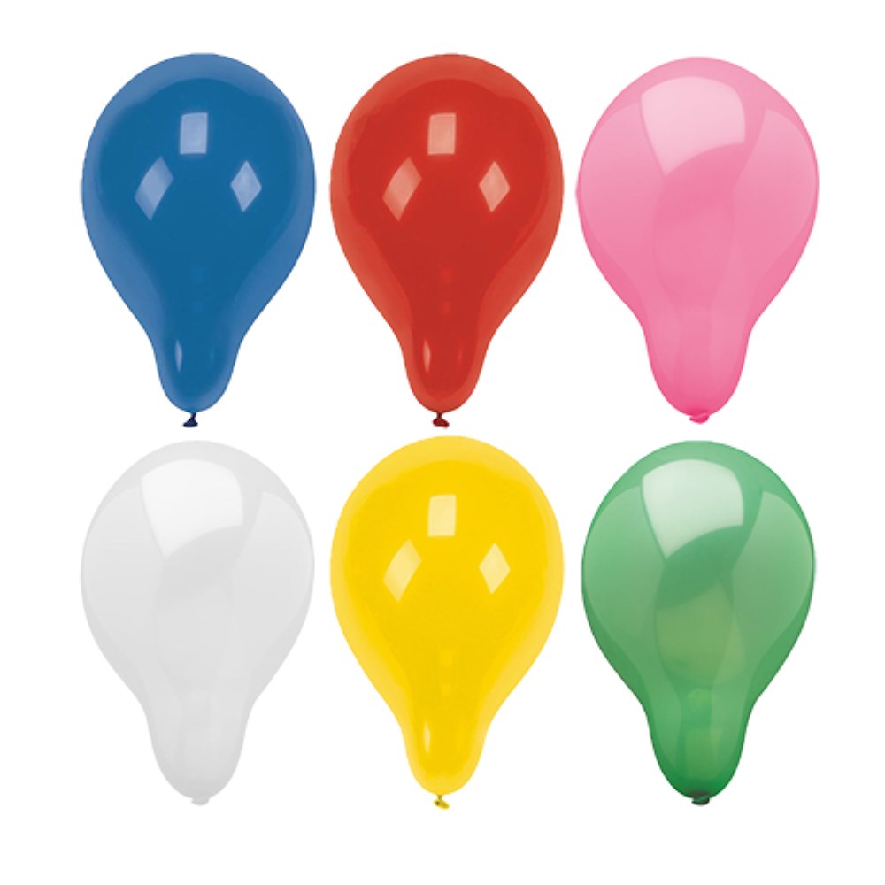 100 Luftballons Ø 25 cm farbig sortiert