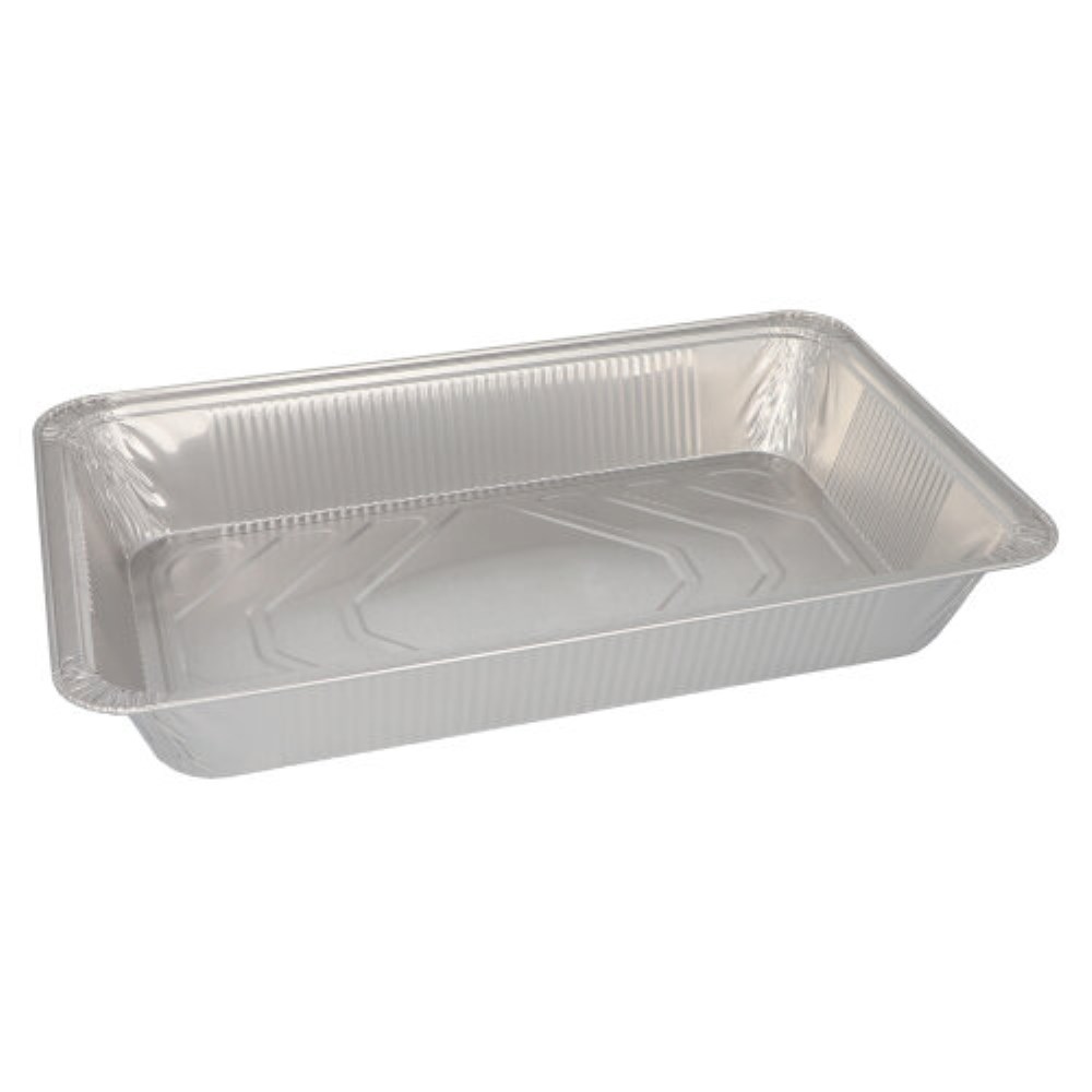 3 Gastronorm-Behälter, Alu eckig 8,5 l 8 cm x 32,6 cm x 52,7 cm 1/1