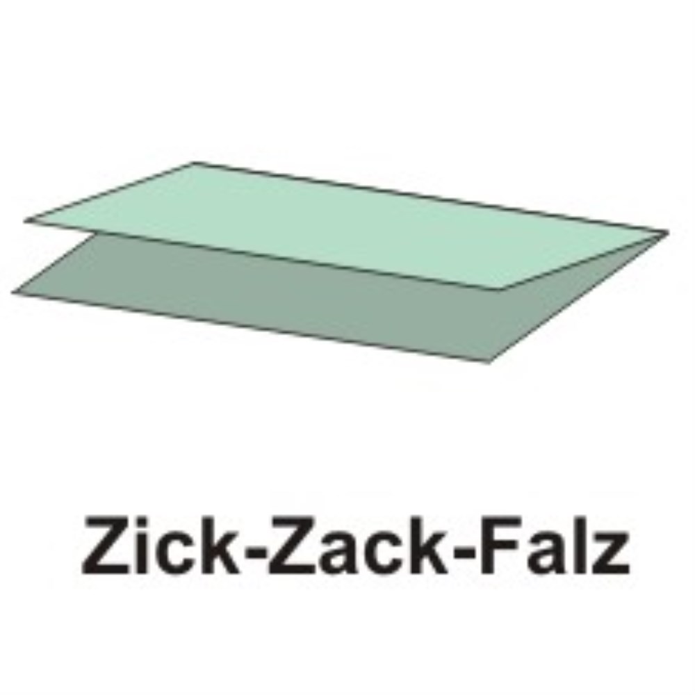 250 Blatt Handtuchpapier V-Falz 23 cm x 25 cm grün Zick Zack, 1-lagig