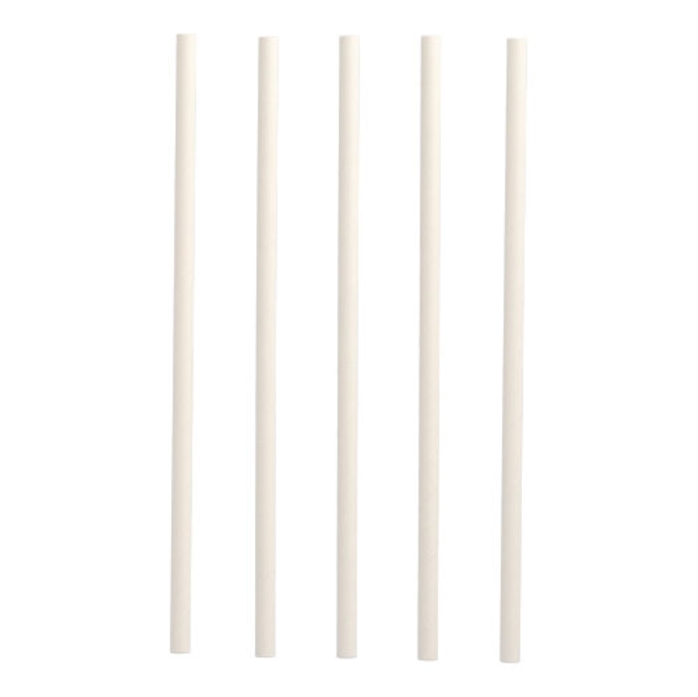 135 Shake-Halme, Papier "pure" Ø 8 mm · 25 cm weiss