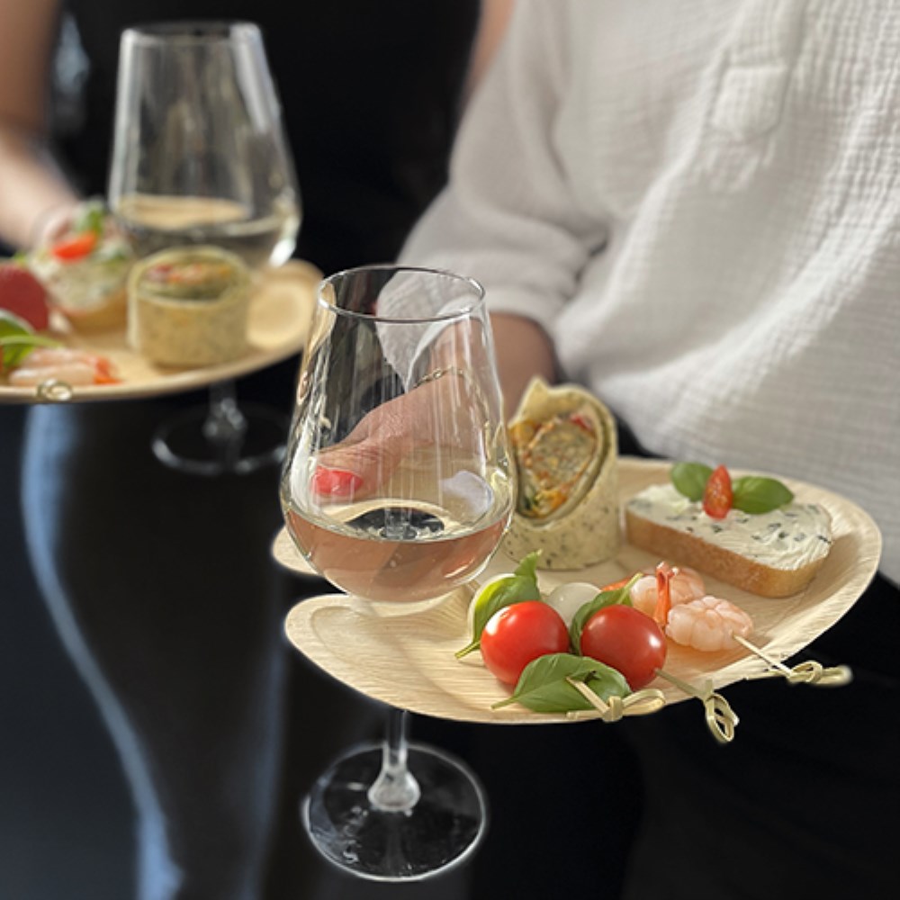 25 Cater Plates "pure" oval 23,5 cm x 18 cm x 1,3 cm