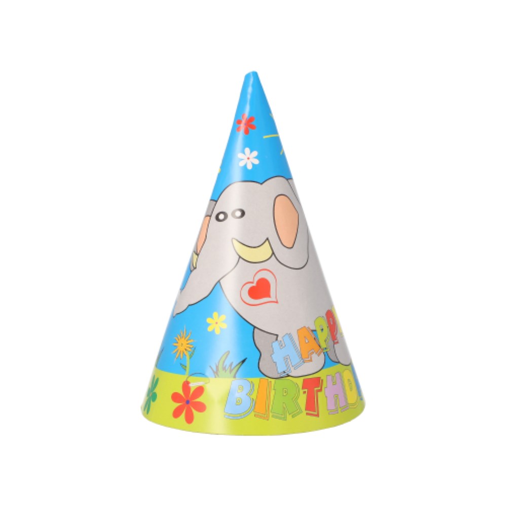 5 Hütchen "Happy Birthday"