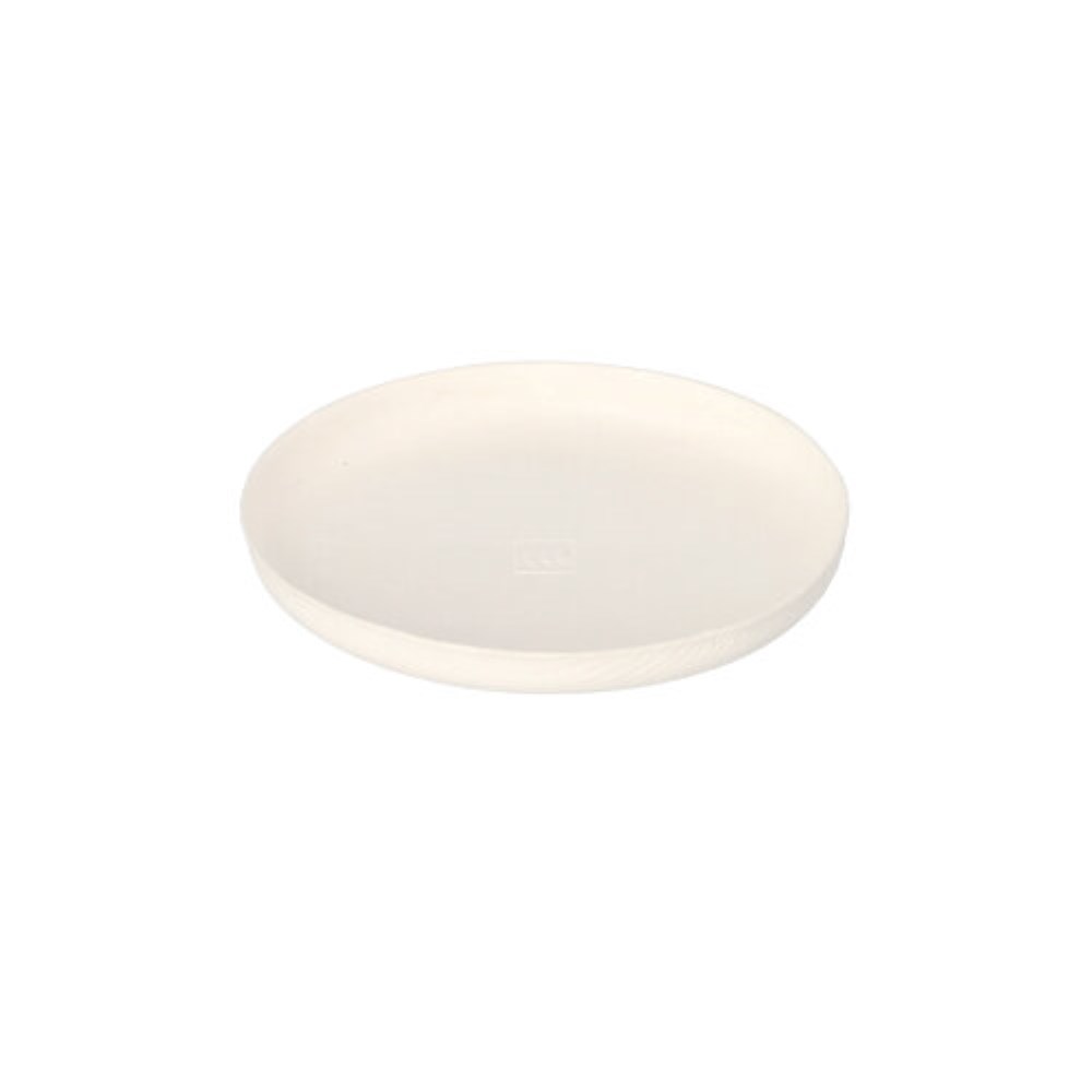 100 Teller Zuckerrohr "pure" rund Ø 9 cm · 1 cm weiss "Cella" 100 Teller Zuckerrohr "pure" rund Ø 9 cm · 1 cm weiss "Cella"