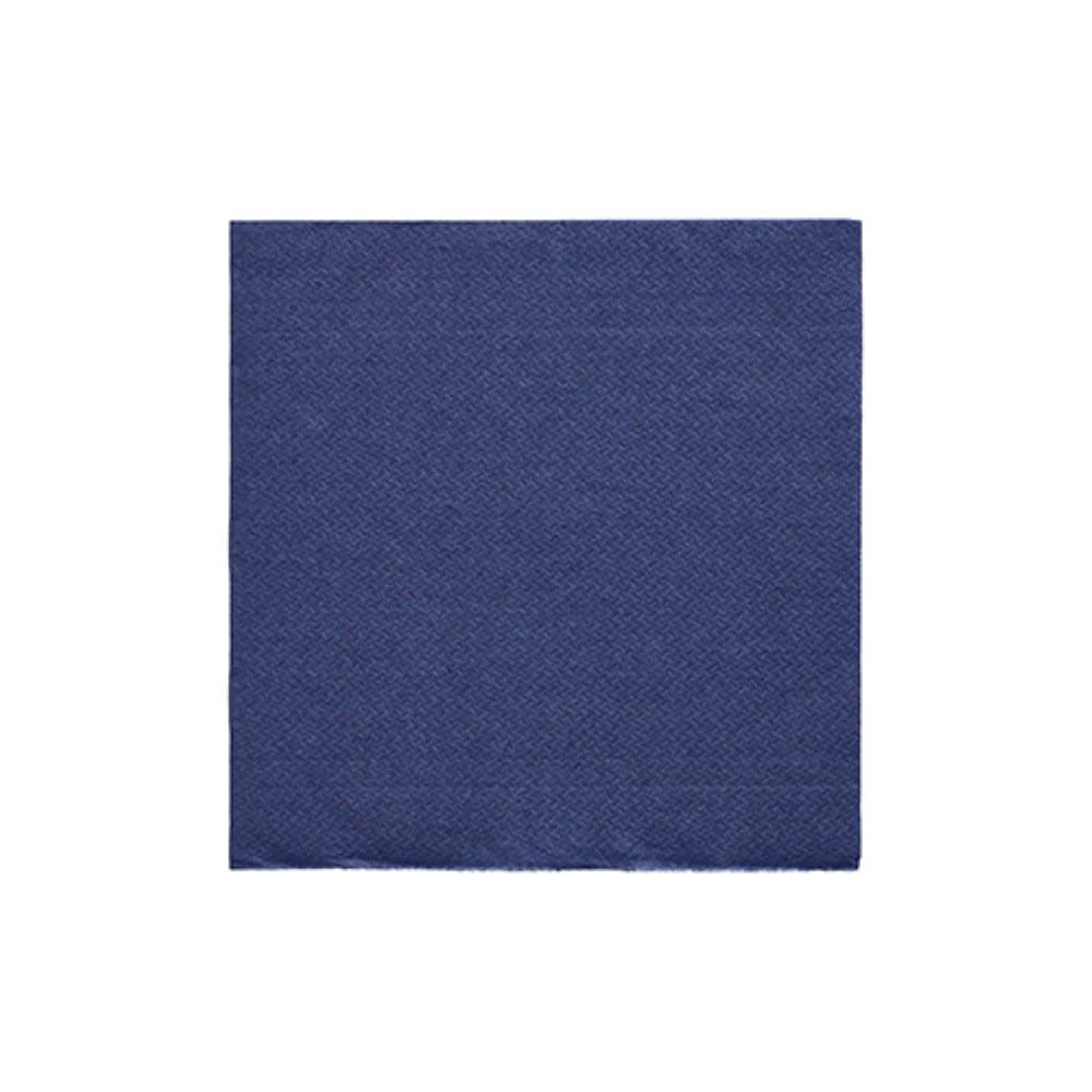 20 Servietten "DAILY Collection" 1/4-Falz 24 cm x 24 cm dunkelblau