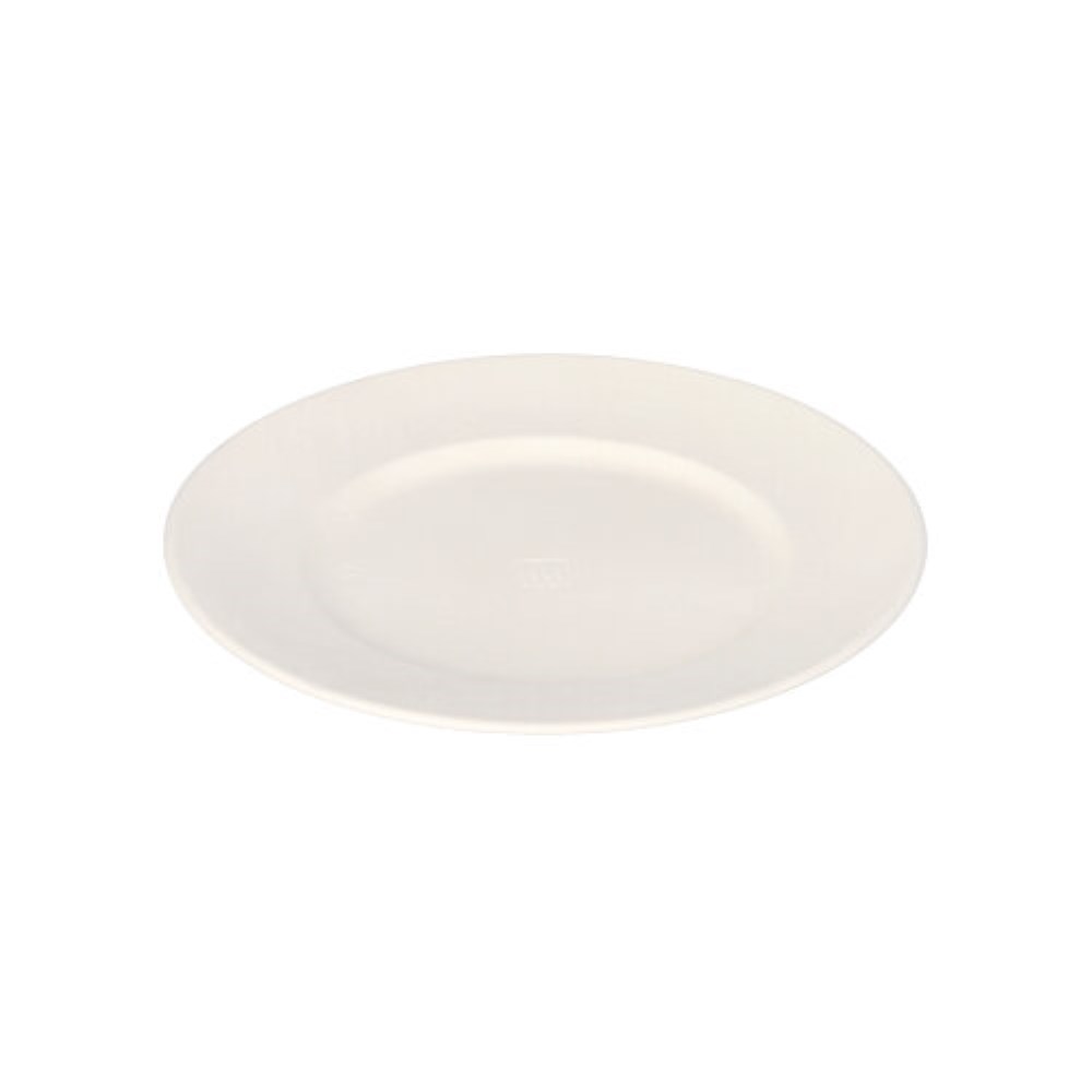 50 Teller Zuckerrohr "pure" rund Ø 14,5 cm · 1,2 cm weiss "Cella"