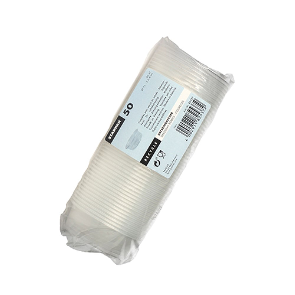 50 Dressingbecher, PP 50 ml Ø 7,1 cm · 2,4 cm transparent