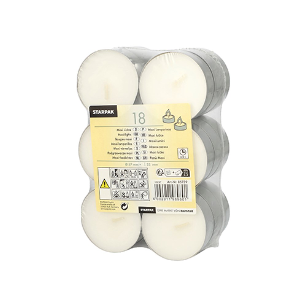 18 Maxi Lichte Ø 57 mm · 19 mm weiss