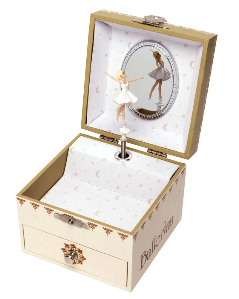 Phosphoreszierende Spieldose Ballerina© - Leuchtet in der Nacht
