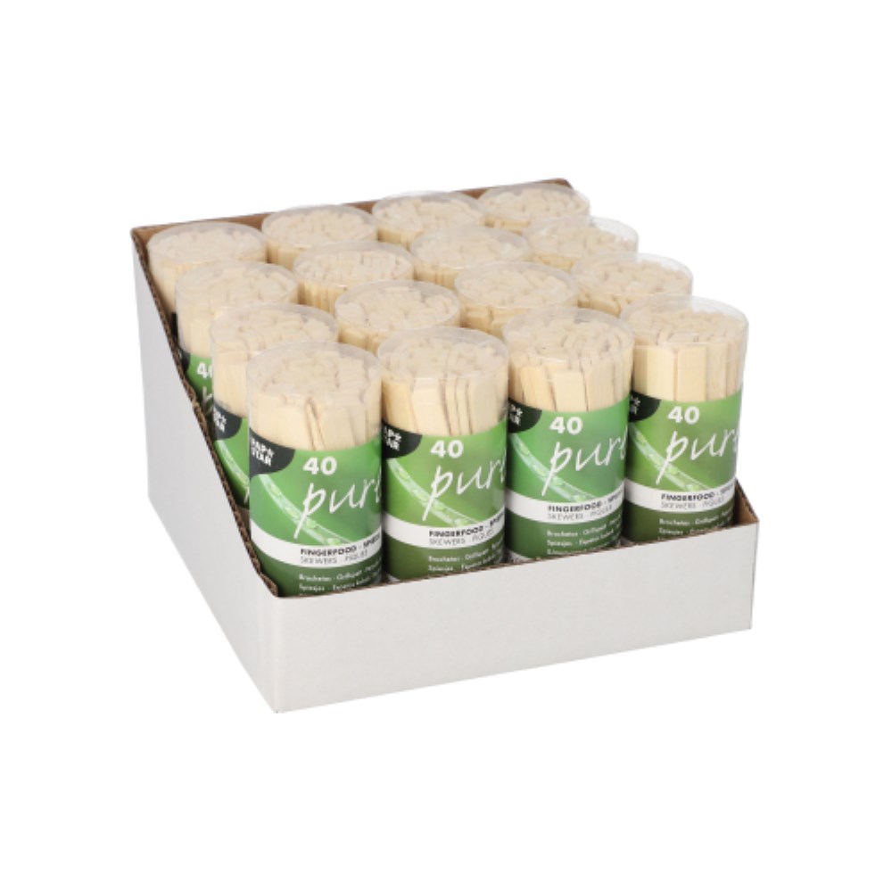 40 Fingerfood - Spieße "pure" 10 cm "Golf"