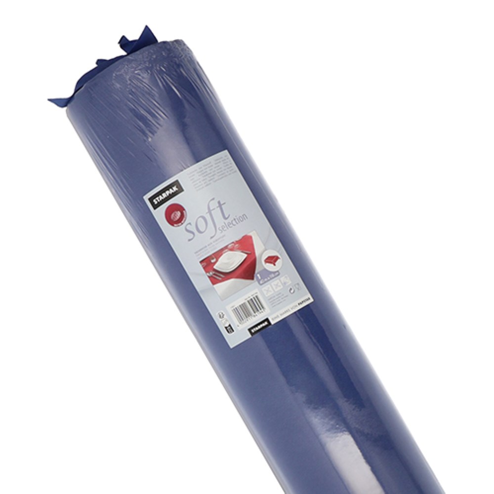 Tischdecke, stoffähnlich, Vlies "soft selection" 40 m x 1,18 m dunkelblau