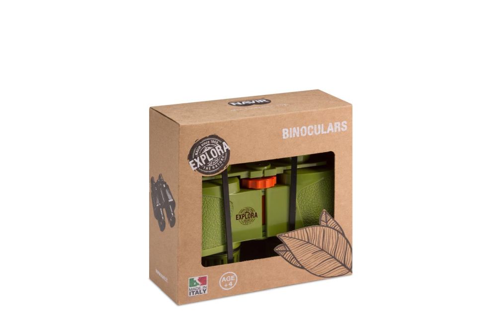 schwarz Fernglas mit Etui - Made in Italy -Forschen & Entdecken