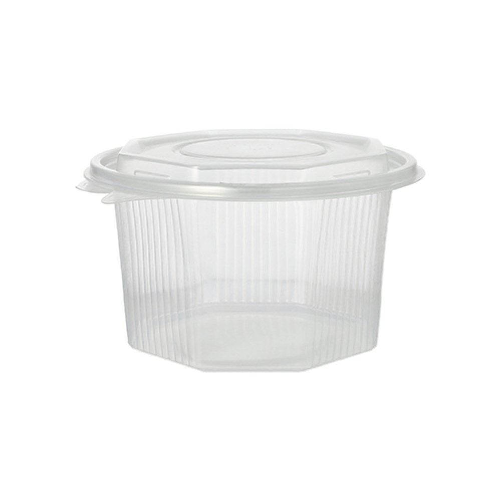 50 Verpackungsbecher mit Klappdeckeln, PP 8-eckig 1 l 8,3 cm x 13 cm x 13 cm transparent 50 Verpackungsbecher mit Klappdeckeln, PP 8-eckig 1 l 8,3 cm x 13 cm x 13 cm transparent
