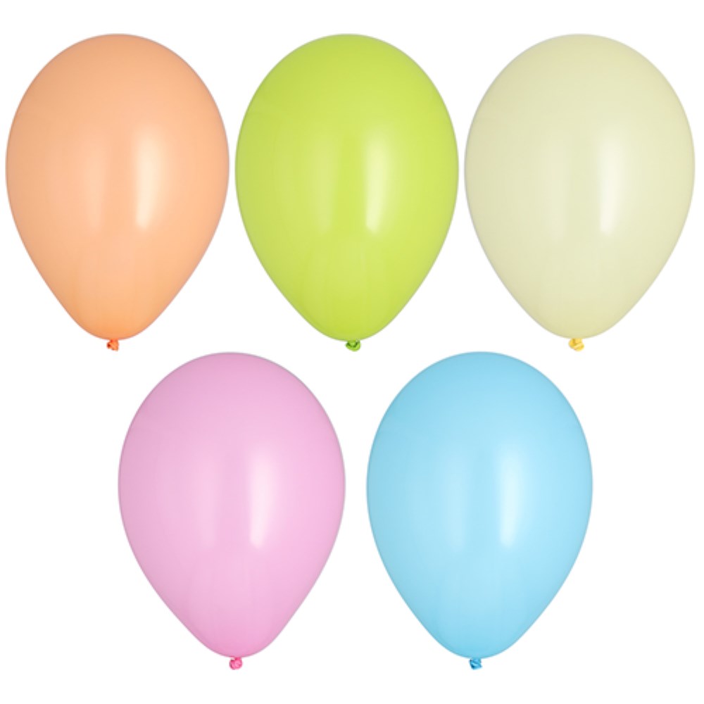 10 Luftballons Ø 25 cm farbig sortiert "Pastel" 10 Luftballons Ø 25 cm farbig sortiert "Pastel"