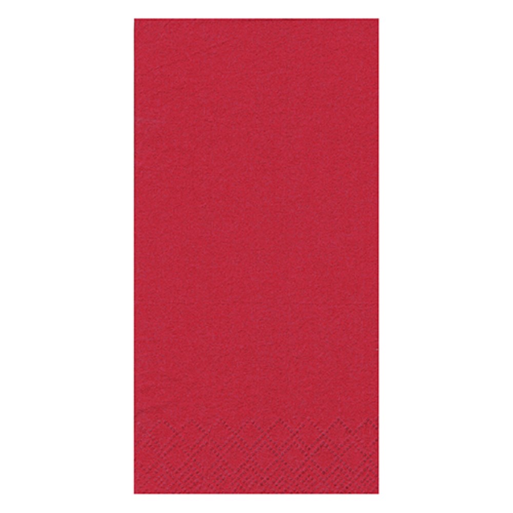 250 Servietten, 3-lagig 1/8-Falz 33 cm x 33 cm rot