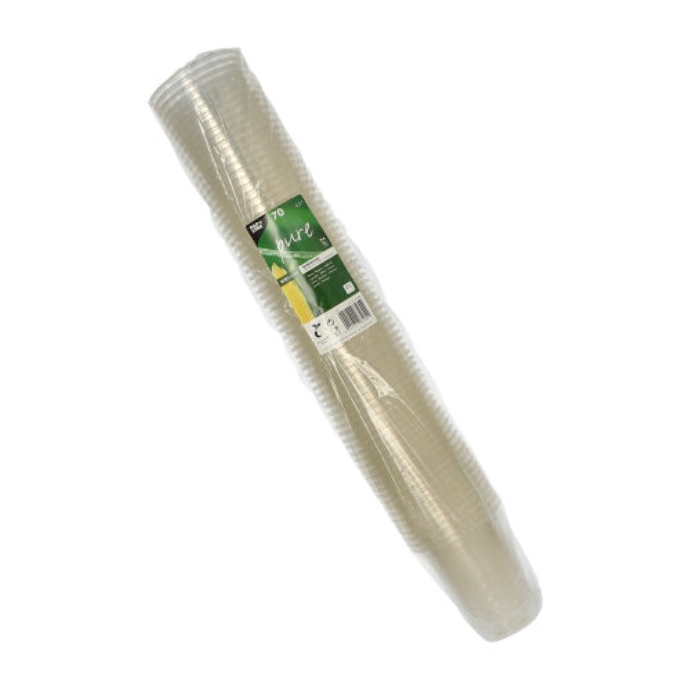 70 Kaltgetränkebecher, PLA "pure" 0,3 l Ø 9,5 cm · 10,68 cm glasklar