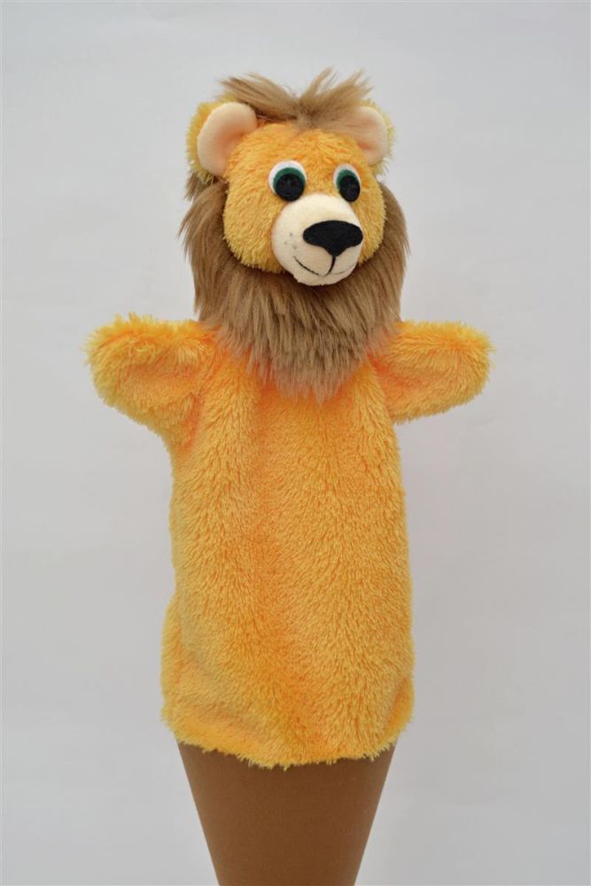 Stabpuppe Löwe - made in Europe - Vintage Spielzeug