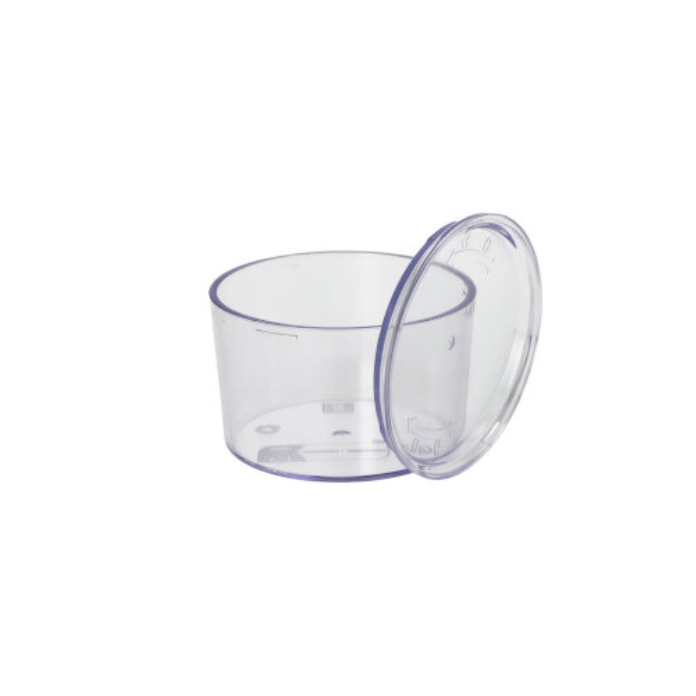 10 Mehrweg-Becher + Deckel rund 190 ml Ø 8 cm · 5,4 cm transparent "Cella"