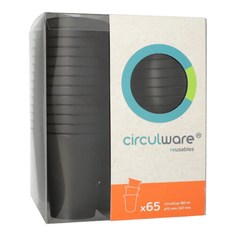 65 "Circulware" Mehrweg-Automatenbecher 0,18 l Ø 7 cm · 8,7 cm