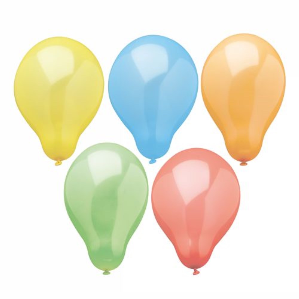 10 Luftballons Ø 19 cm farbig sortiert "Rainbow"
