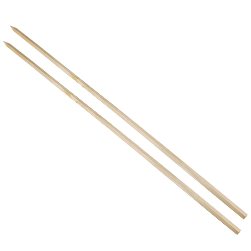 20 Grill-Spieße "pure" 80 cm x 8 mm x 8 mm "Steckerlfisch"