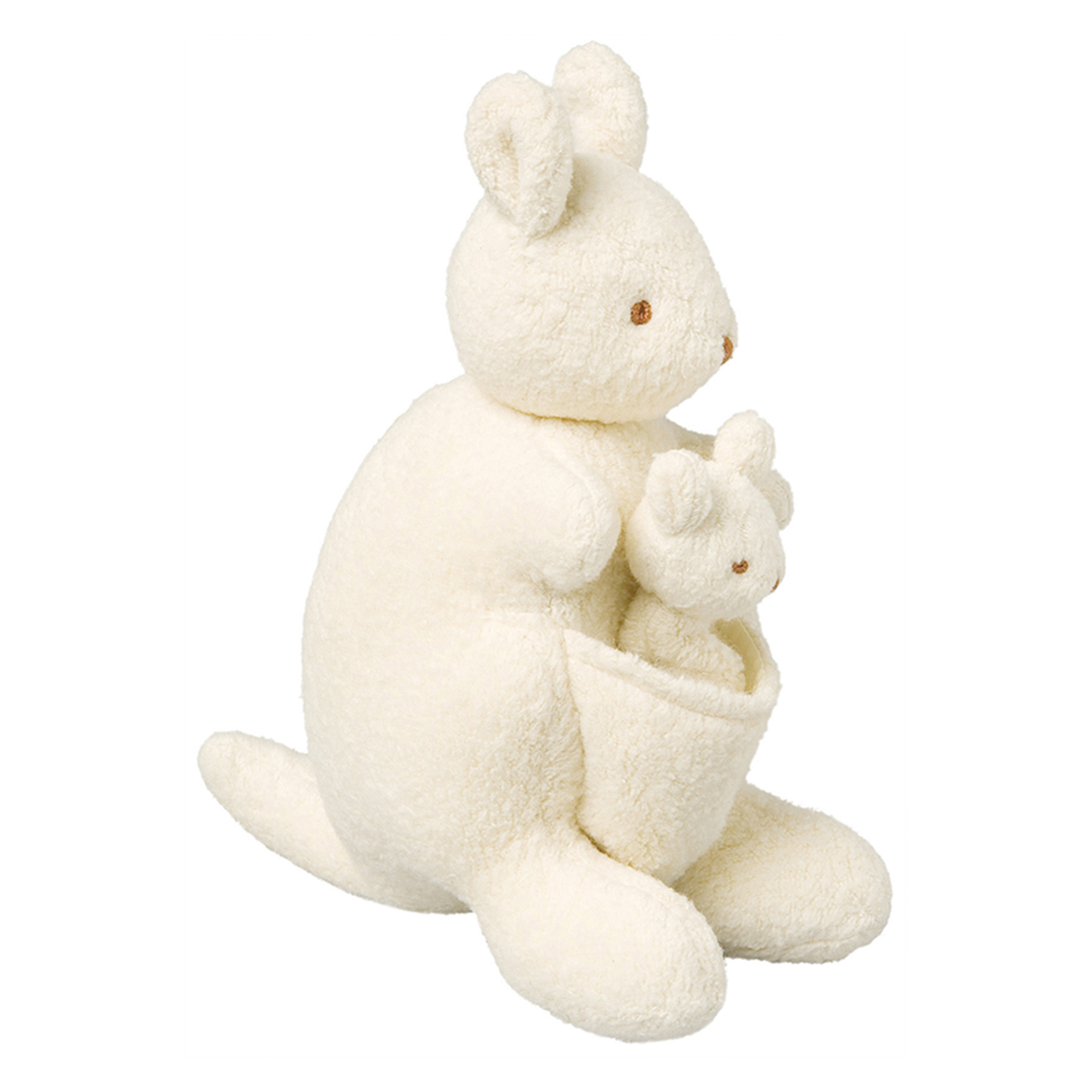 Musik Spieluhr Känguruh Weiss 20Cm