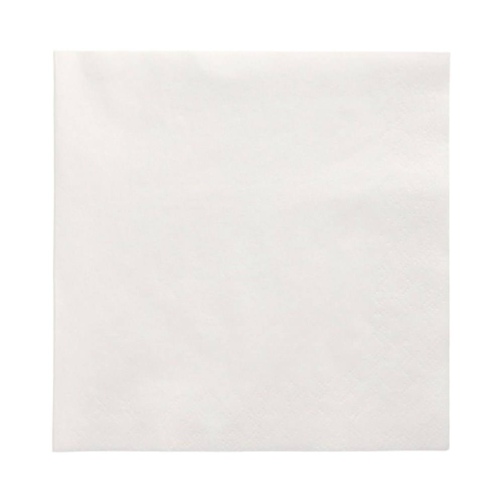 250 Servietten, 2-lagig 1/4-Falz 33 cm x 33 cm weiss