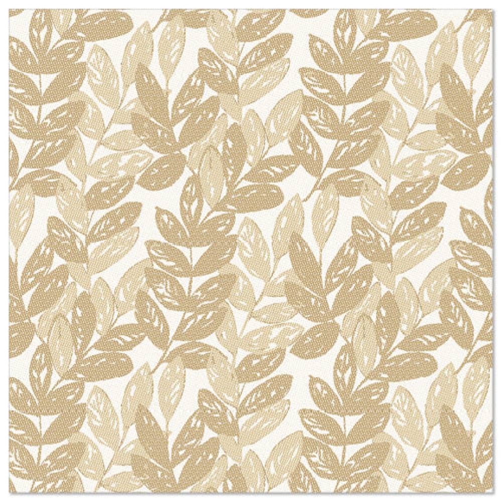 50 Servietten "ROYAL Collection" 1/4-Falz 40 cm x 40 cm sand "Nature"