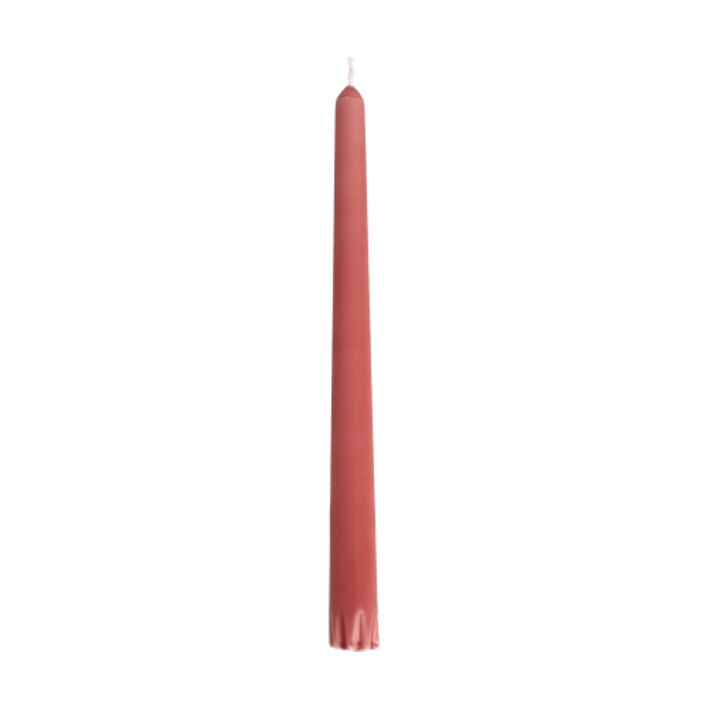 8 Leuchterkerzen Ø 2,2 cm · 25 cm rost aus 100 % Stearin