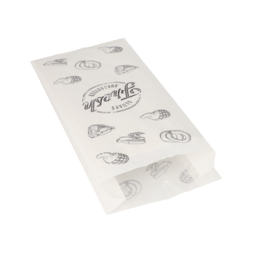 1000 Fleischerbeutel, Kraftpapier, gefädelt 28 cm x 14 cm x 6 cm