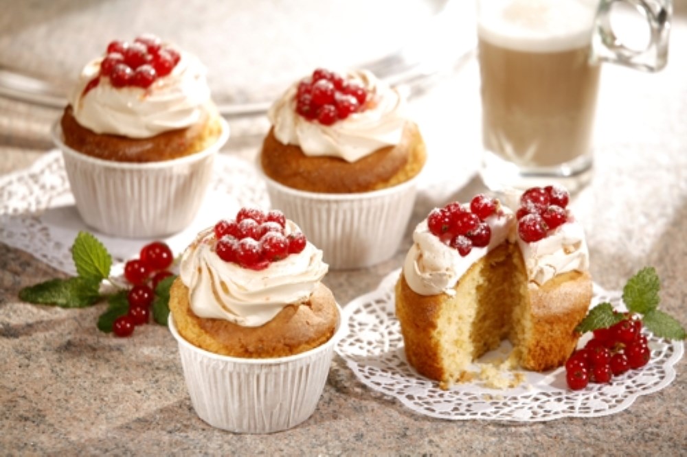 20 Muffins-Backförmchen Ø 5 cm · 3,5 cm weiss
