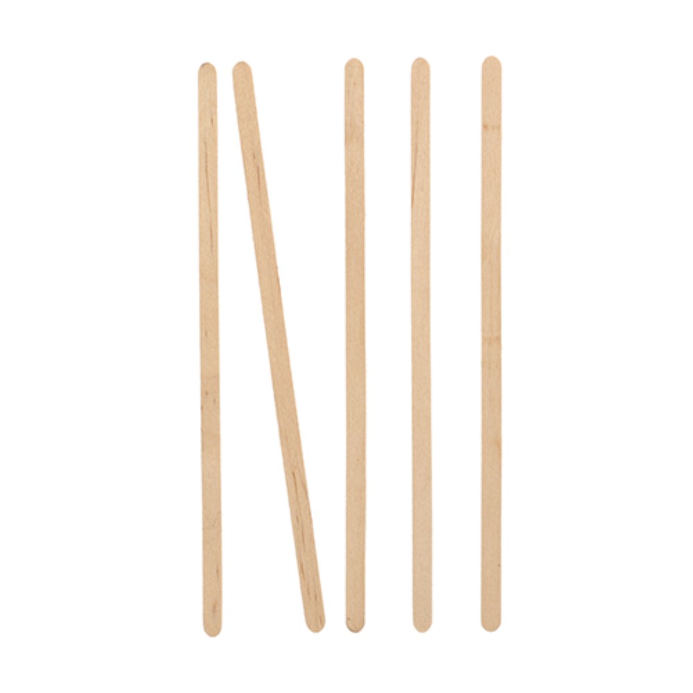 1000 Rührstäbchen, Holz "pure" 17,8 cm x 5 mm