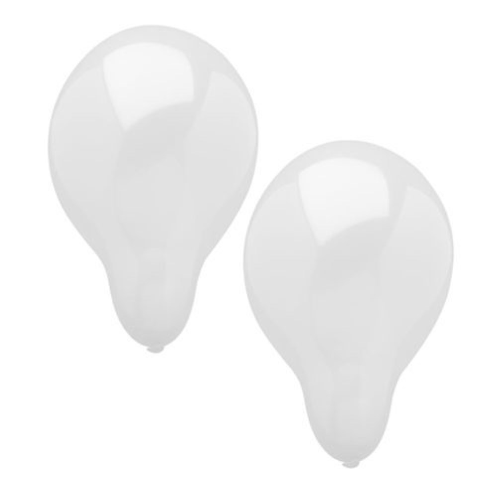 100 Luftballons Ø 25 cm weiss