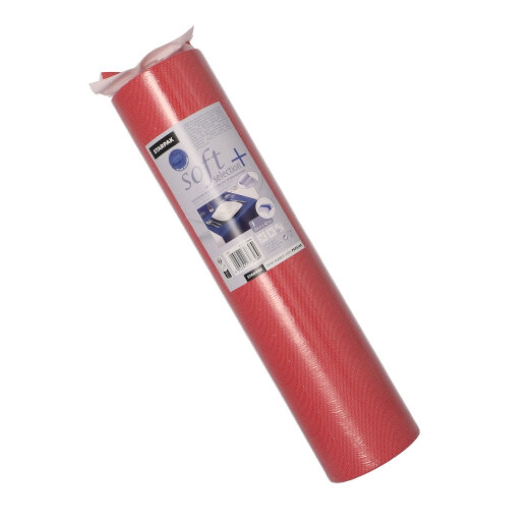 Tischläufer, stoffähnlich, Vlies "soft selection plus" 24 m x 40 cm rot