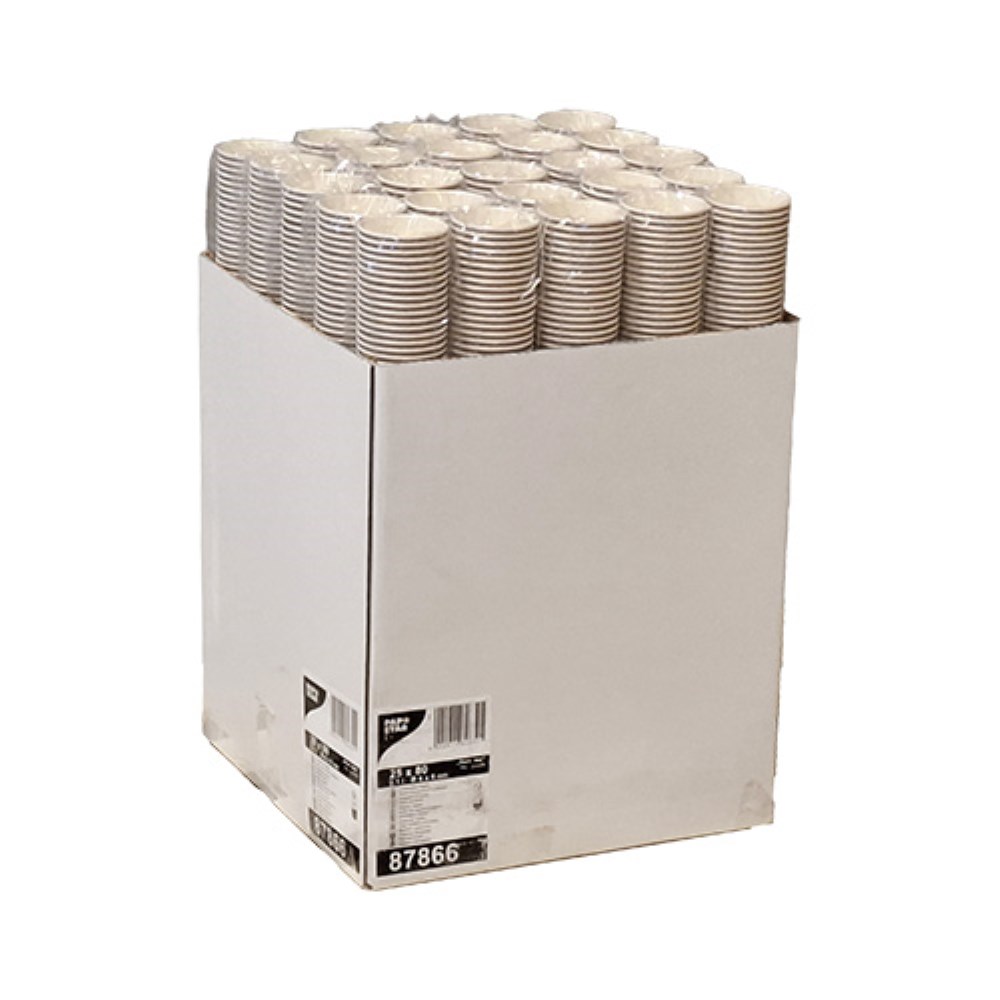 80 Trinkbecher, Pappe 0,1 l Ø 6 cm · 6 cm braun "Pure Joy"