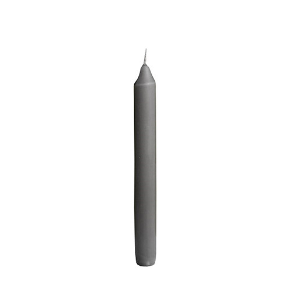 30 Tafelkerzen Ø 2,1 cm · 19,6 cm grau