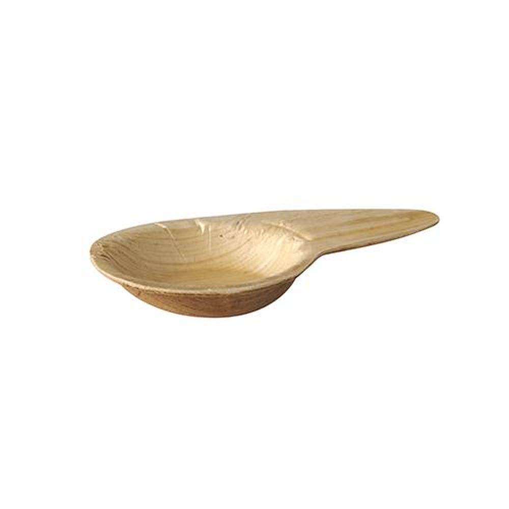 25 Fingerfood - Löffel, Palmblatt "pure" 10,5 cm