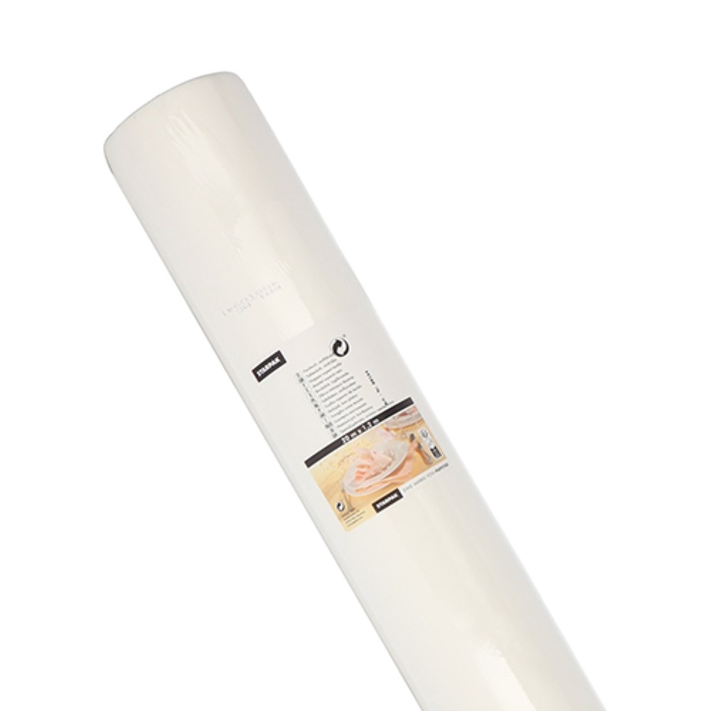 Tischdecke, stoffähnlich, Airlaid 20 m x 1,2 m weiss