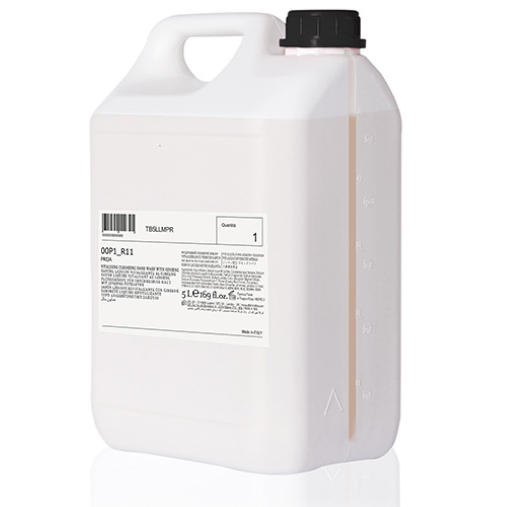 5 Liter Flüssigseife "Prija" 5000 ml braun "vitalisierend" mit Ginseng-Extrakten, für Cysoap Spender 5 Liter Flüssigseife "Prija" 5000 ml "vitalisierend" mit Ginseng-Extrakten