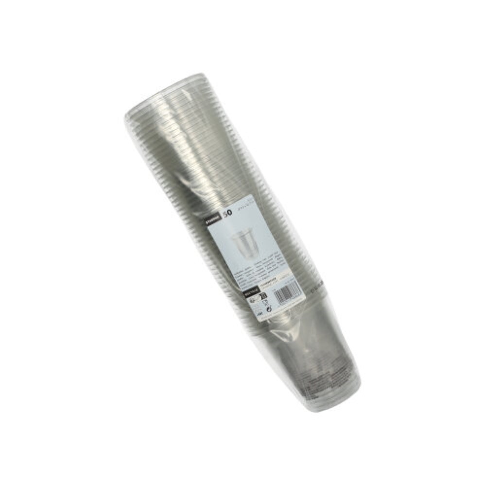 50 Trinkbecher R-PET 0,3 l Ø 9,5 cm · 10,7 cm glasklar