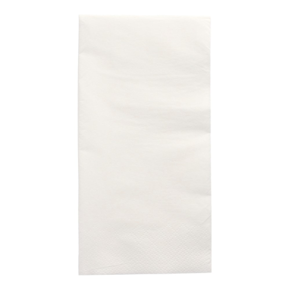 250 Servietten, 2-lagig 1/8-Falz 40 cm x 40 cm weiss