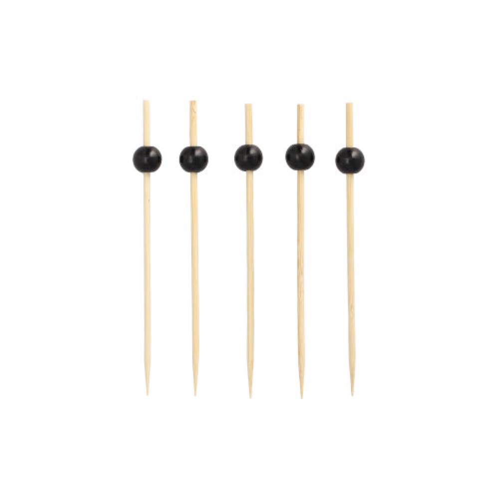 40 Fingerfood - Picker 12 cm "Black Pearl"