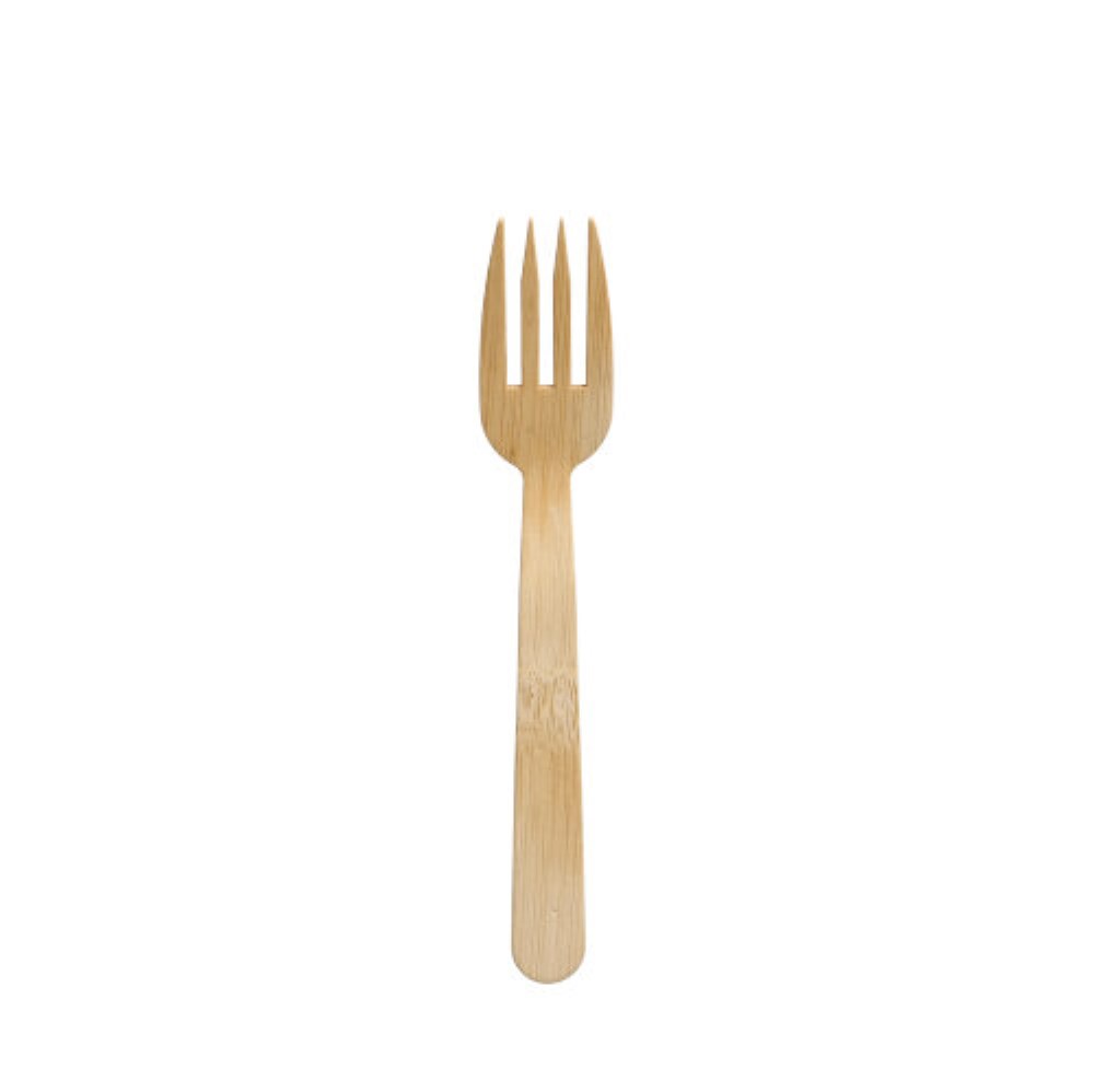 50 Fingerfood - Gabeln, Bambus "pure" 12 cm