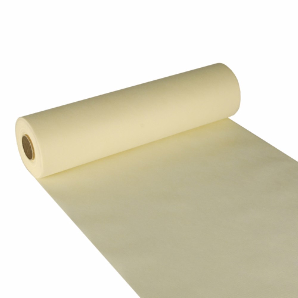 Tischläufer, stoffähnlich, Vlies "soft selection" 24 m x 40 cm creme