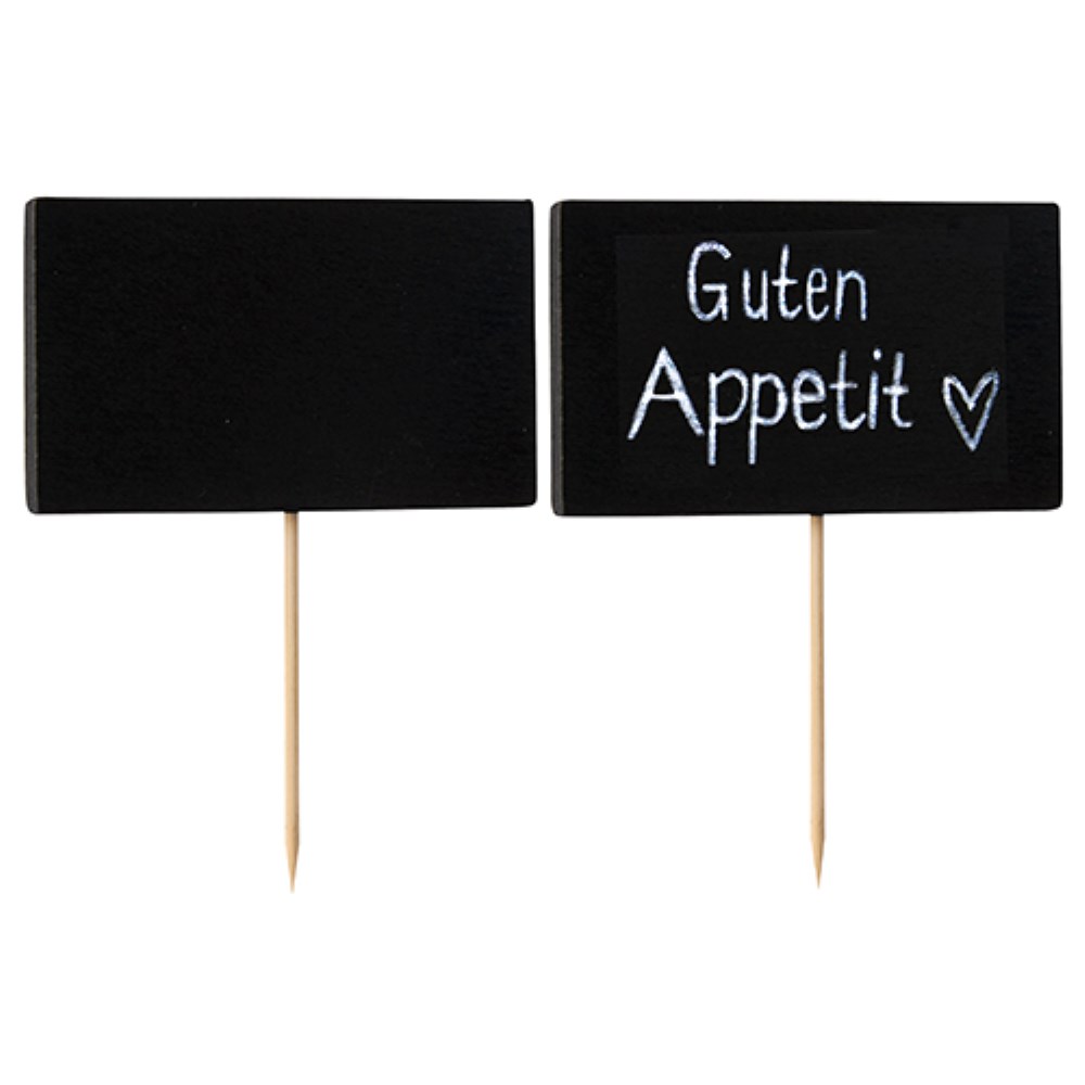 100 Fingerfood - Picker 9 cm "Blackboard"