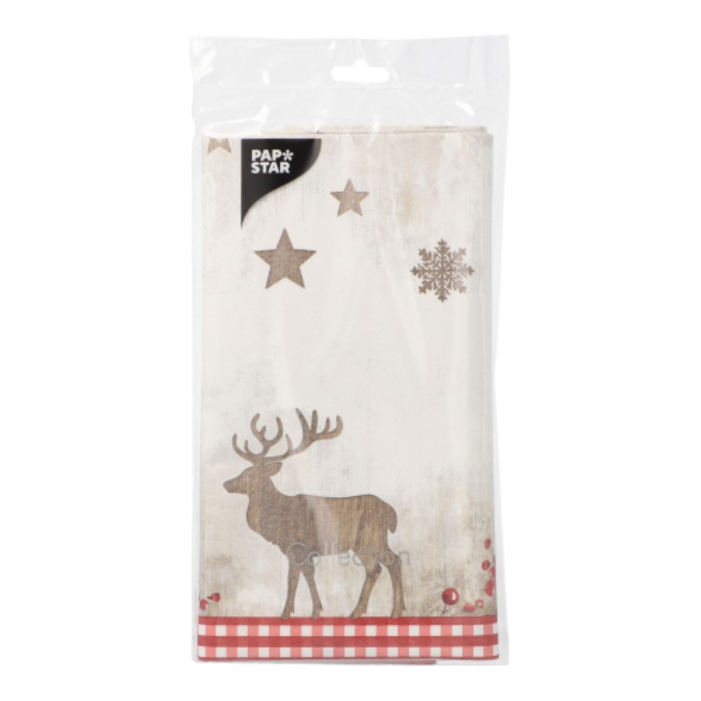 Tischdecke, stoffähnlich, Airlaid 120 cm x 180 cm "X-Mas Deer"