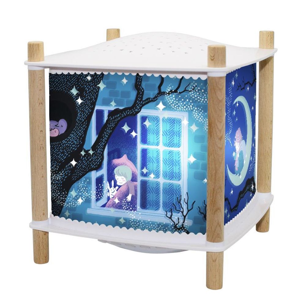 Nacht Licht - Laterne ReVOLUTION 2.0  - Sandmanchen - Kabellos , Musik, Weinen Detektor, USB Aufladbar