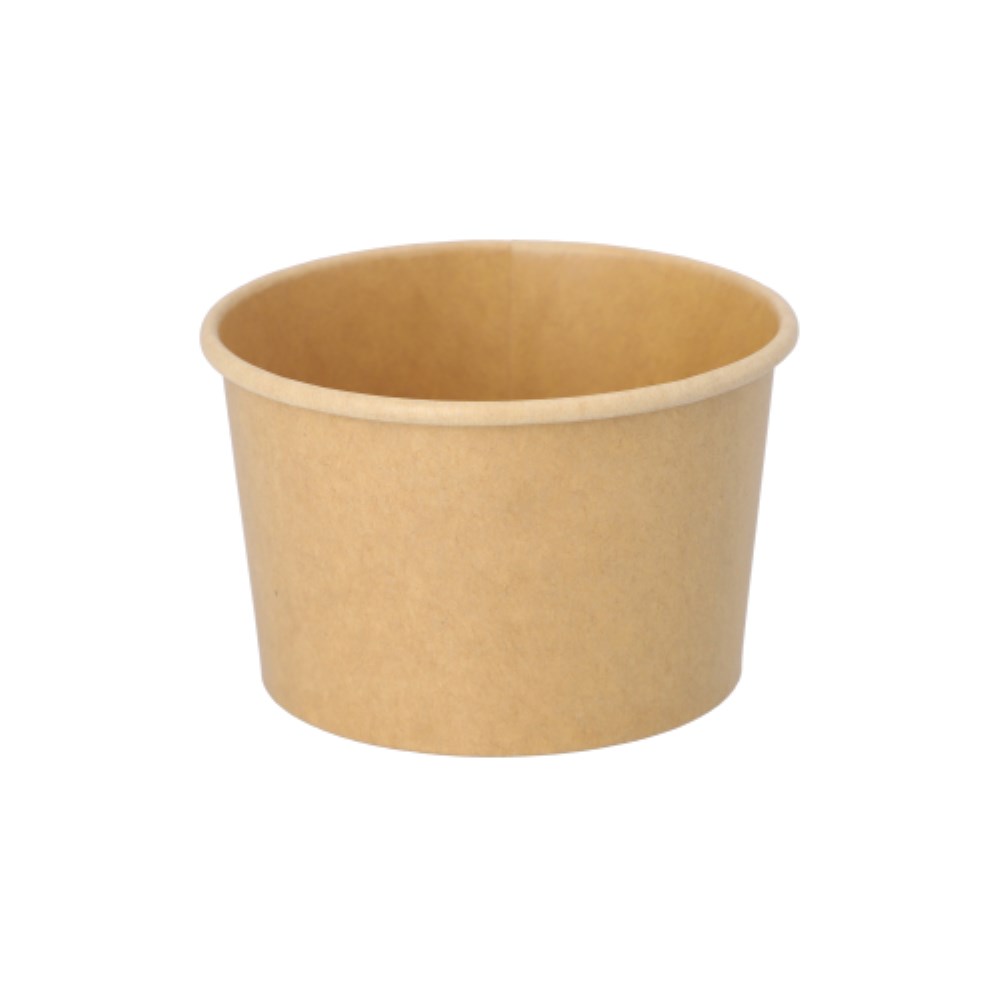 50 Eisbecher, Pappe 275 ml Ø 9,6 cm · 6 cm braun