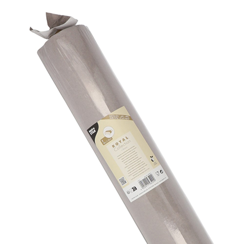 Tischdecke, stoffähnlich, PV-Tissue Mix "ROYAL Collection" 20 m x 1,18 m grau